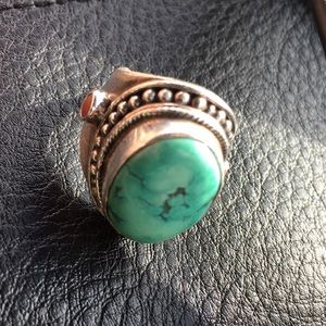 .925 sterling silver multi stone ring
